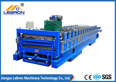 Biru Full Automatic Roll Forming Machine Untuk IBR Sheet Dan Corrugated Sheet