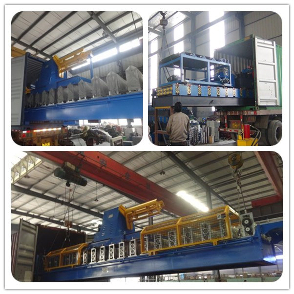 PLC Otomatis Dibuat Di Cina Logam Talang Mesin Roll Forming 2018 Jenis baru CNC Kontrol Roll Forming Machine