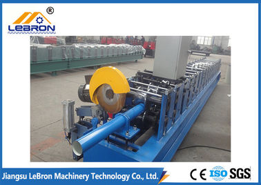 Hidrolik Potong Downspout Roll Forming Machine CNC Kontrol Penghematan Energi Dan Keamanan